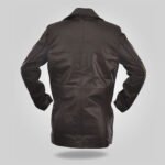 charcoal leather jacket for mens