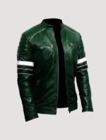 green men biker leather jacket