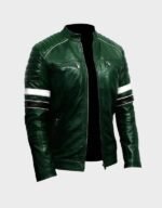 green men biker leather jacket