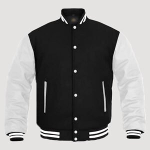 mens black varsity jacket