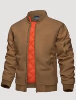 mens brown bomber jackets