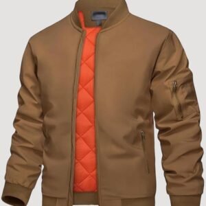 mens brown bomber jackets