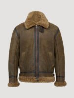 mens shearling aviator classic jacket Copy Copy