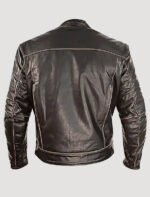 mens vintage style cowhide leather jacket