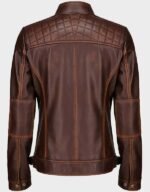 real lambskin womens leather jacket brown