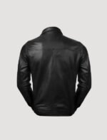 regular fit leather jacket for mens